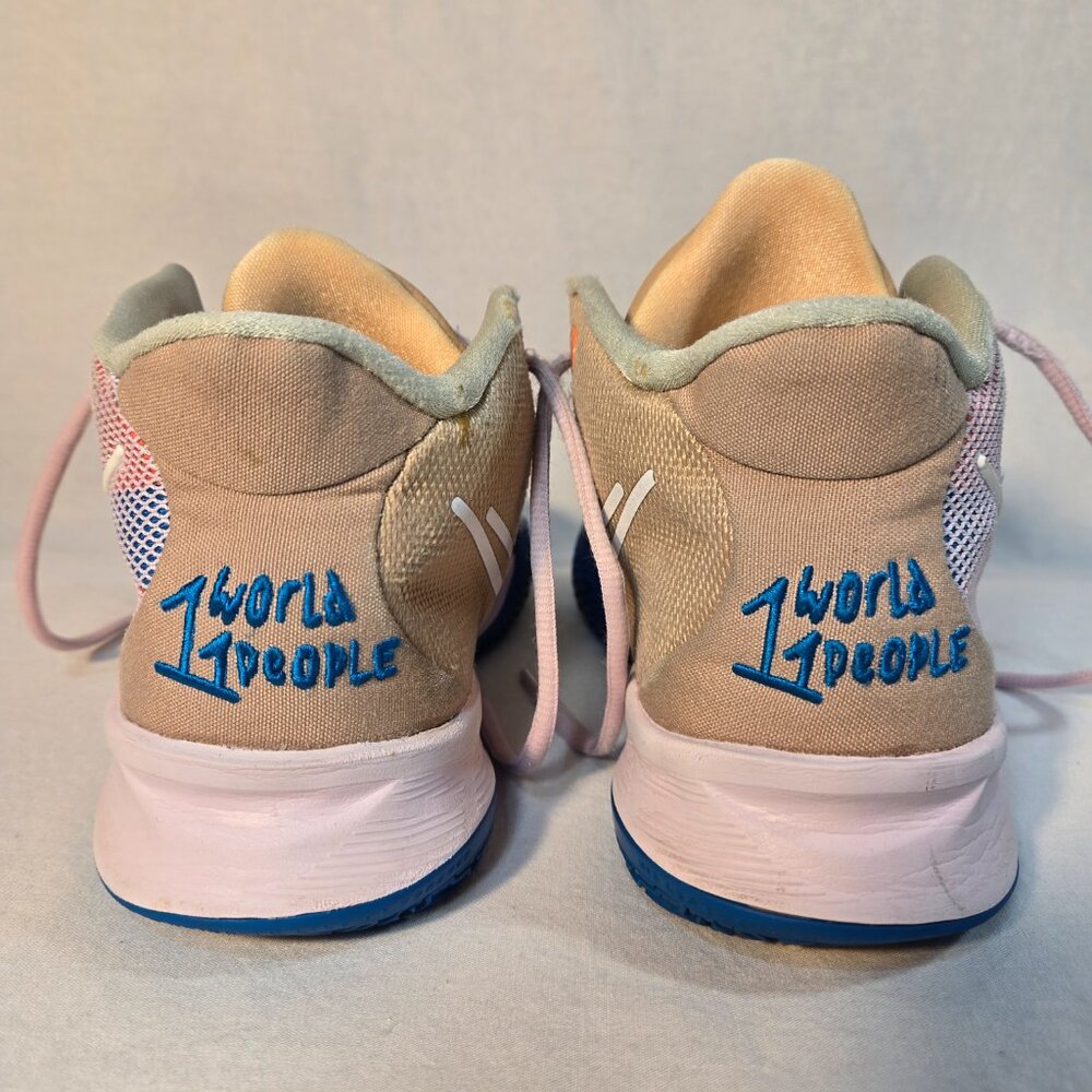 NIKE Kyrie 7 Exclusive "1 World 1 People" Regal Pink Sneakers Size 6.5Y 8W 6.5M - Picture 6 of 16